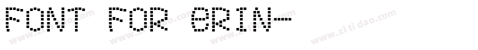 Font for Erin字体转换